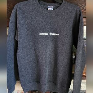 Jerzees Dark Gray Crewneck Sweat Shirt Youth XL